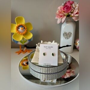 NWT! Kate Spade Signature Solitaire Stud Earrings